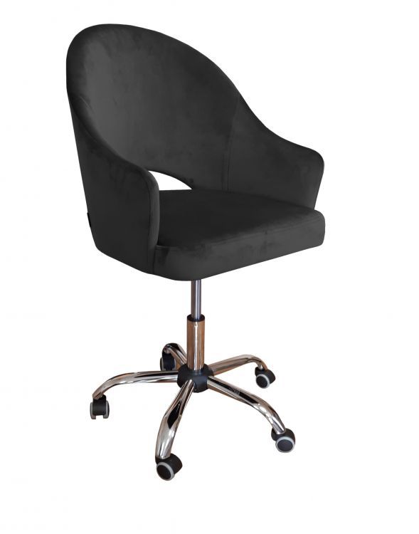 Fotel Atos JENISEJ VELVET czarny 1 szt