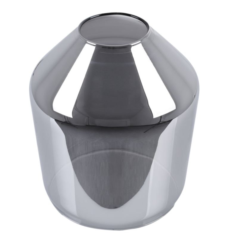 Klosz do lampy wiszącej Light Home LH Novalja E27 szary szklany 15,5x13cm 1szt.