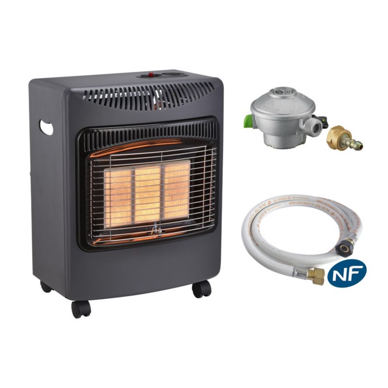 Piec gazowy Sannover Daris na podczerwień 4200 W + kompletny zestaw NF 1 szt.