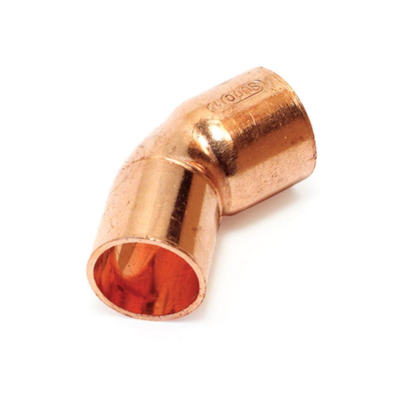 Łuk 45° Comap jednokielichowy 15 mm