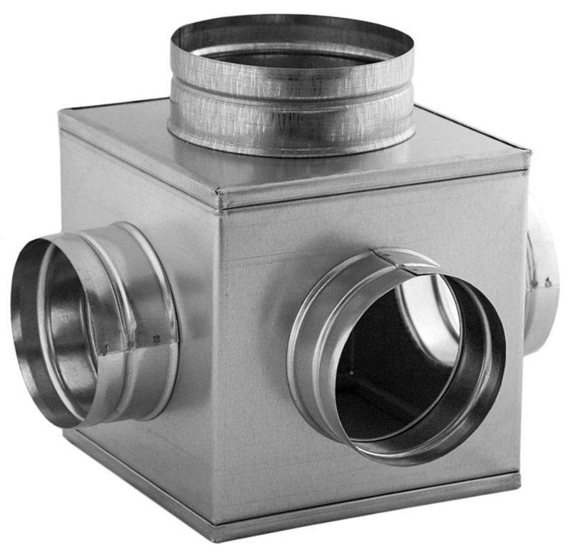 Skrzynka rozdzielcza WK SRS 150 mm 3 x 125 mm ocynkowana