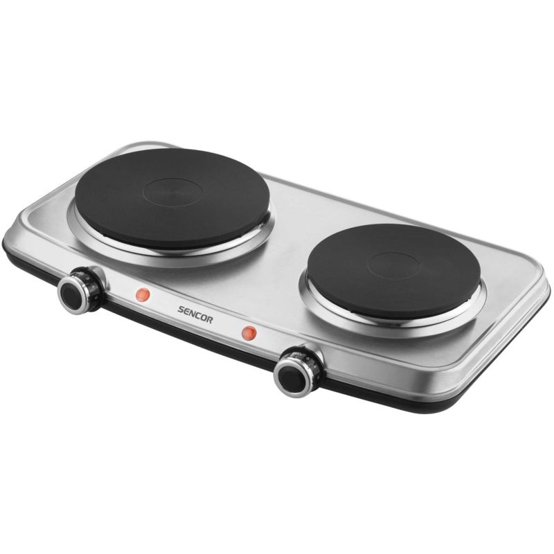 Kuchenka Elektryczna Sencor SCP 2256SS Turystyczna Dwupłytowa 2500W 1szt