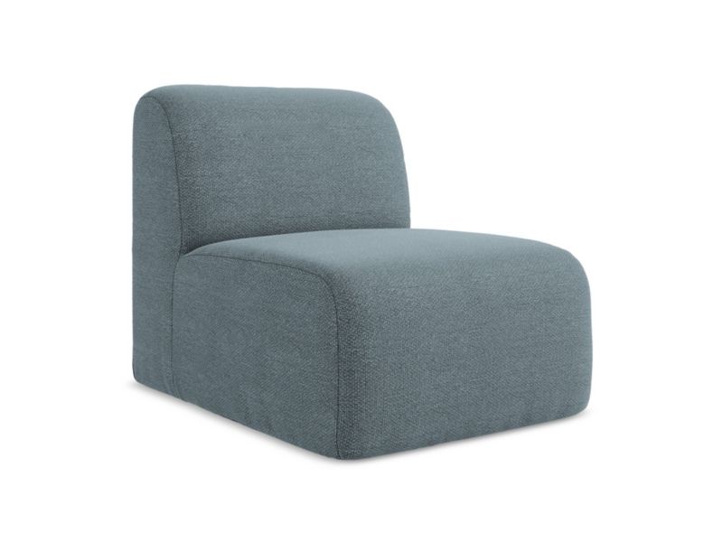 Moduł LaMiaSofa CERVO z tkaniny bouclé 70x94 cm jeans 1 szt.