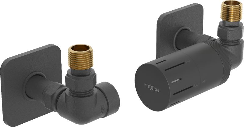 Zestaw termostatyczny osiowy Mexen G05 antracyt 1 szt.