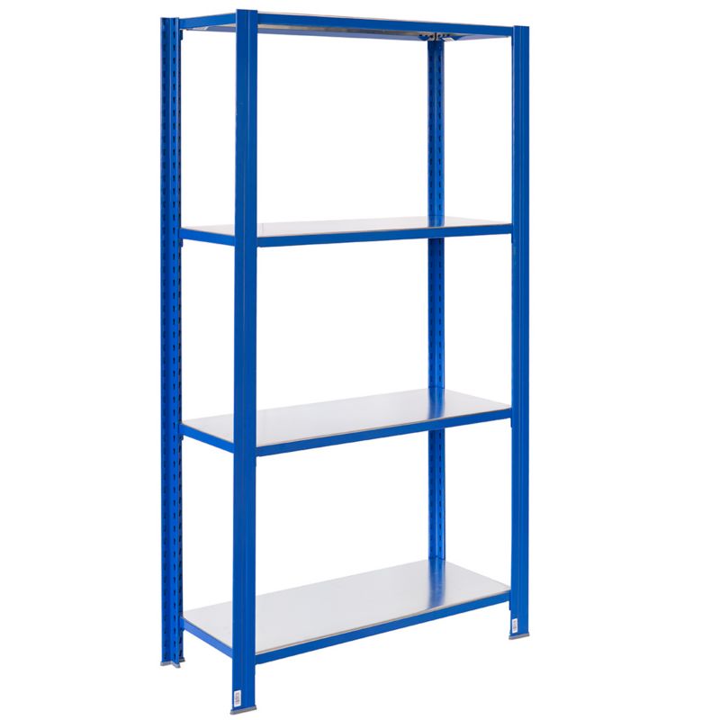 Wtykowy regał metalowy AR Shelving z profilem T z 4 półkami 250x100x50 cm 250 kg 1 szt
