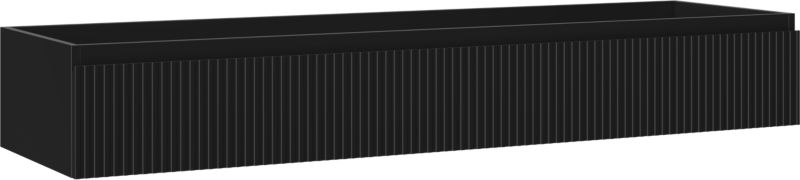 Szafka podumywalkowa Mexen Rivel czarna mat 160 cm 1 szuflada 1 szt.