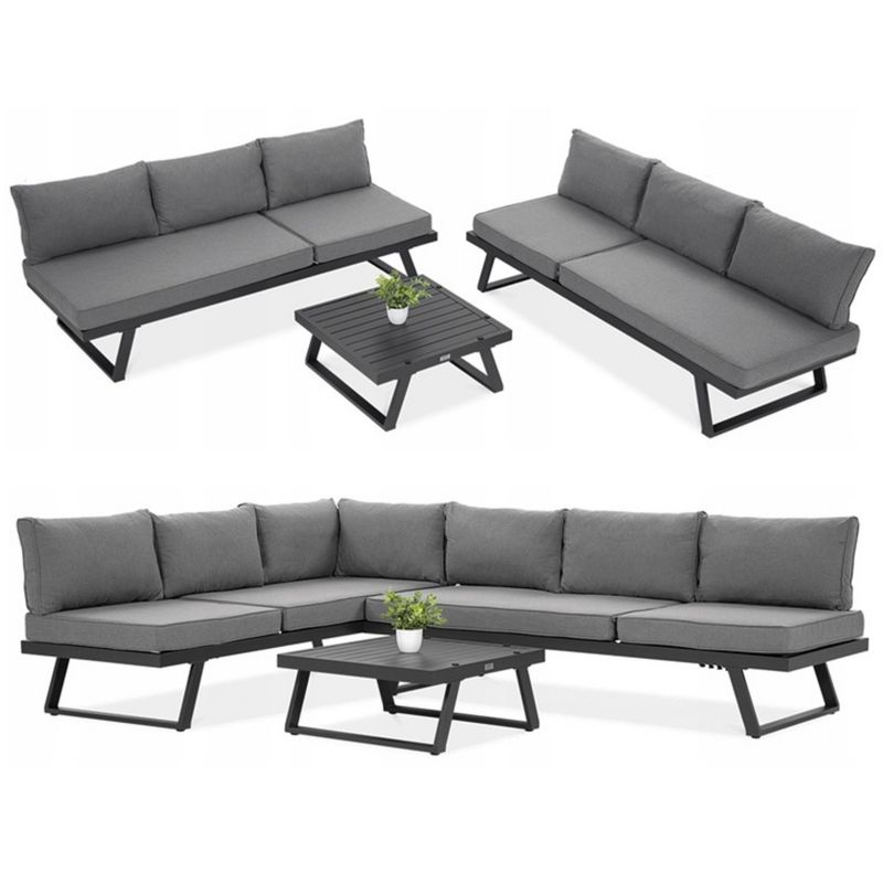 Zestaw Mebli Ogrodowych Focus Garden Wypoczynkowych Midway Narożnik Modułowy Sofa 1 szt