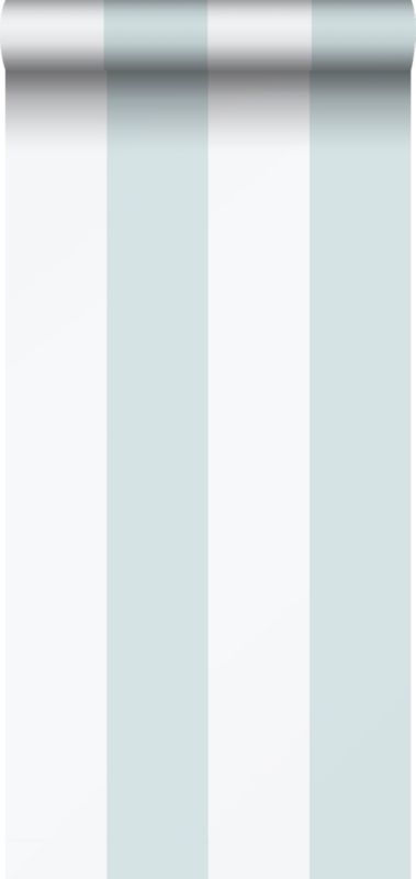 Tapeta Sanders & Sanders paski jasnoniebieskimIbiałym 53 cm x 10.05 m - 1 rol.