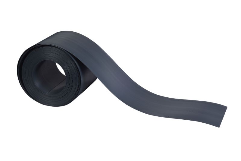 Taśma do ogrodzeń 19 x 252 cm antracytowy 10 sztuk + 20 klipsów