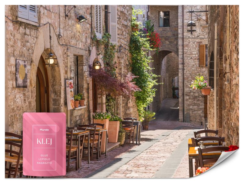 Fototapeta Muralo Włoska Uliczka 100x70 cm 1szt.