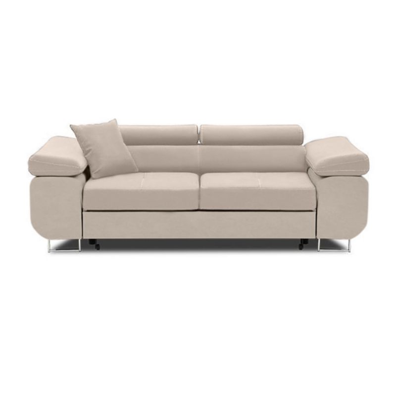 Sofa TYLETEGOTU rozkładana BELLEZZA velvet beżowy 1 szt