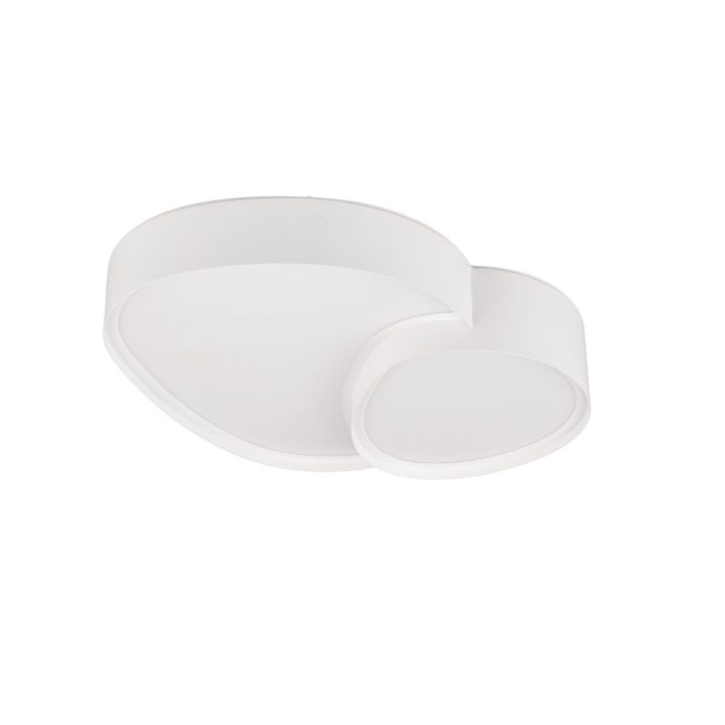 Plafon sufitowy nowoczesny Trio Rise biały LED 21W 2700K-6500K 2400lm IP20 wym: 11 x 43 x 36 cm metal - 1 szt.