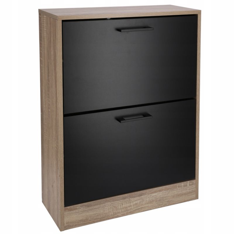 Szafka na buty regał JUMI 2 komory obuwie komoda pojemna do przedpokoju 1 szt.