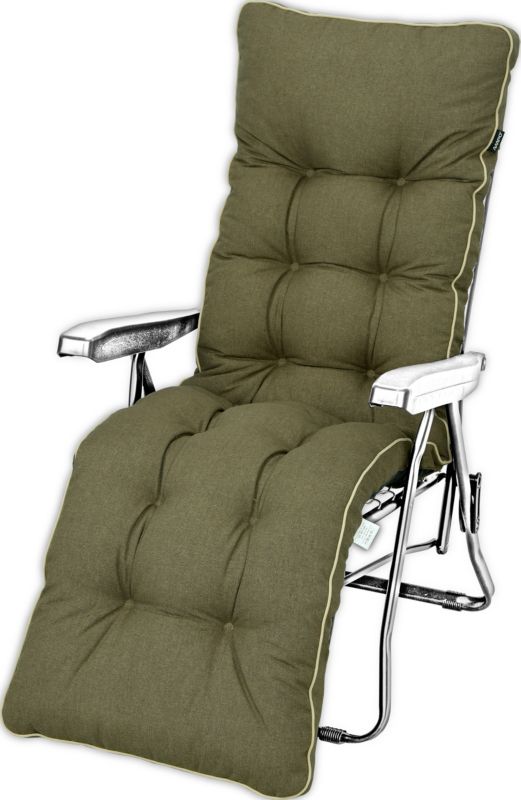 Poduszka na leżak z podnóżkiem AMPO wodoodporna brązowy 1 szt.