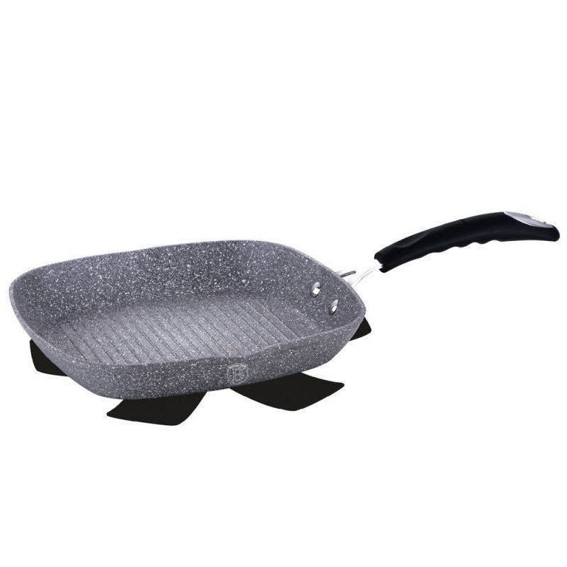 Patelnia Berlinger Haus grillowa granitowa Stone Touch BH-1163 28cm 1szt