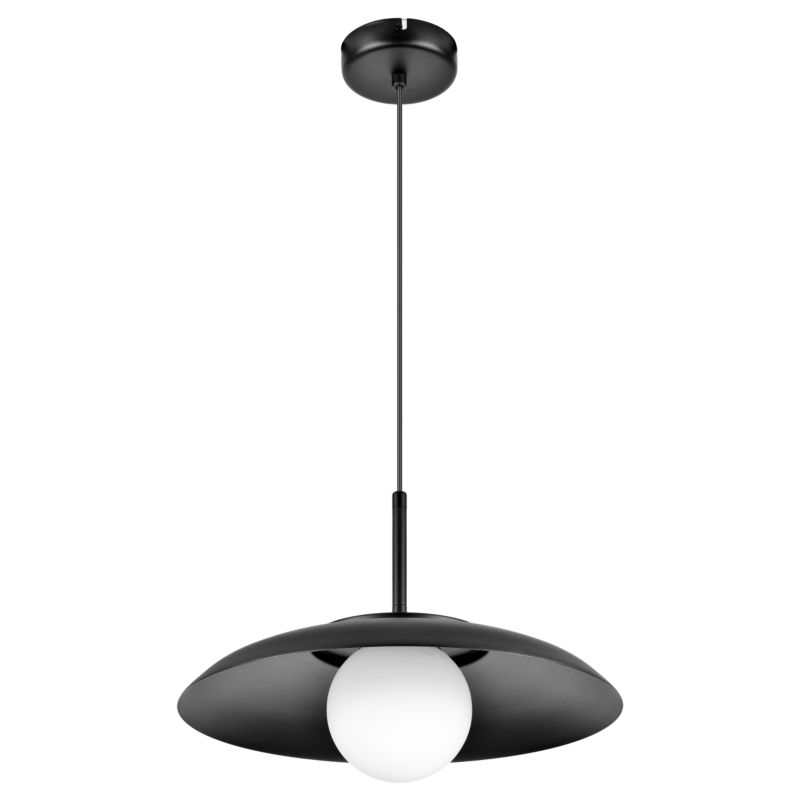 Lampa wisząca sufitowa GALILEO Szpak Nowoczesna Czarna Nowość 2025 1xE27 1szt