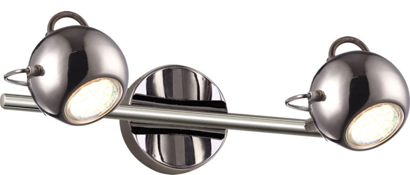 Kinkiet ścienny Kaja Salva chromowany 2 x GU10 x 3W IP20 wym: 10 x 37 x 17 cm - 1 szt.