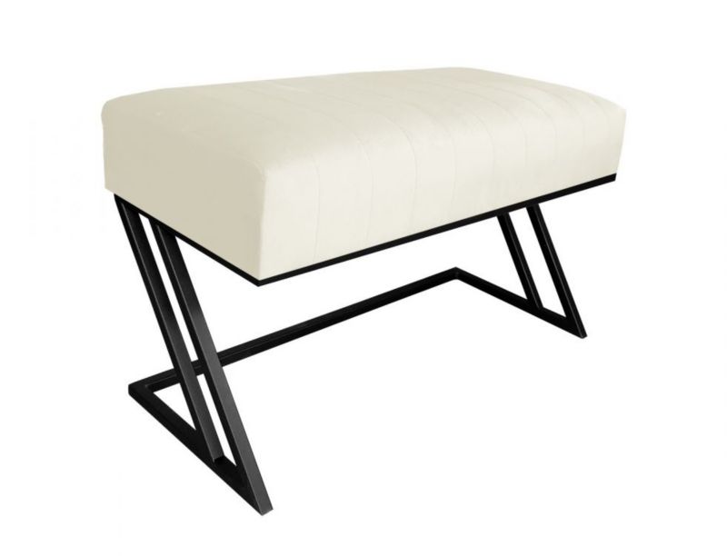 Ławka ROZALIA MG VELVET ecru ATOS 1 szt.