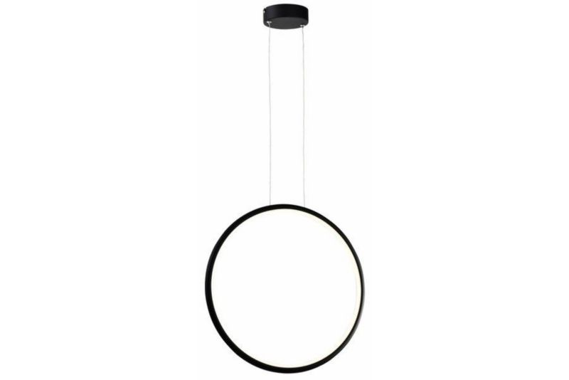 Lampa wisząca Reality Ragi 0453 czarna ring wbudowany LED 24W 1 szt.