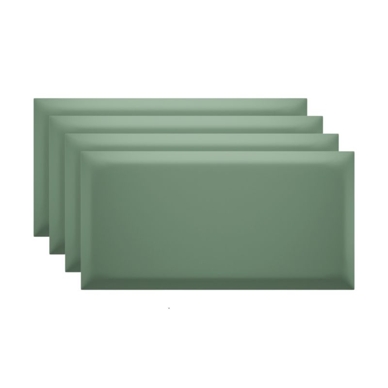 Panel ścienny tapicerowany Marbet Design SOFTLINE 60x30 cm RIVIERA34 miętowy 4 szt.