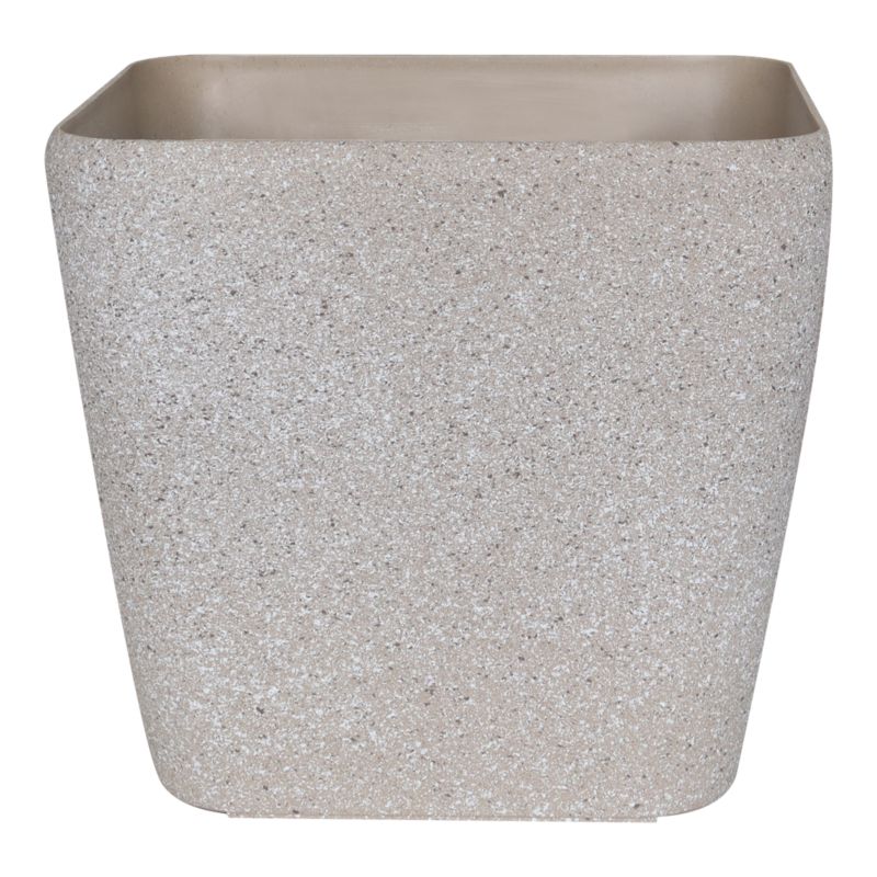 Donica Verve plastikowa kwadratowa 35 cm beżowa