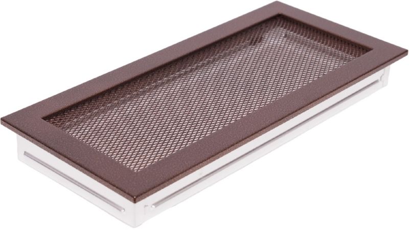 Kratka kominkowa stara miedź 17 x 37 cm