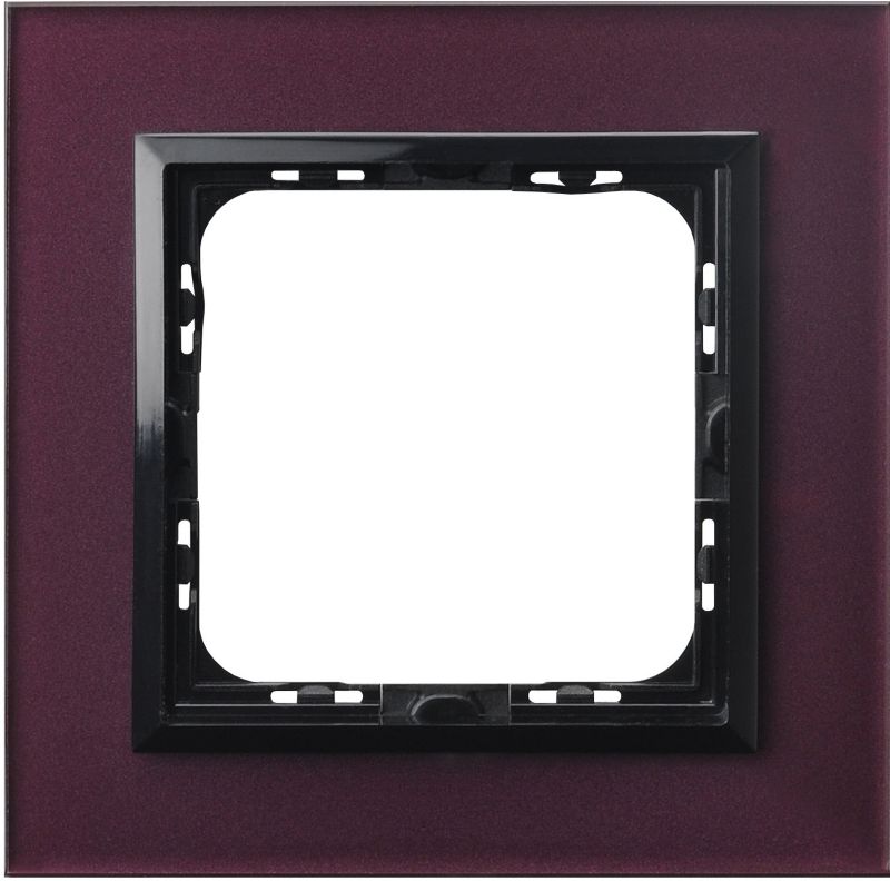 Ramka pojedyncza Ospel As szkło śliwka