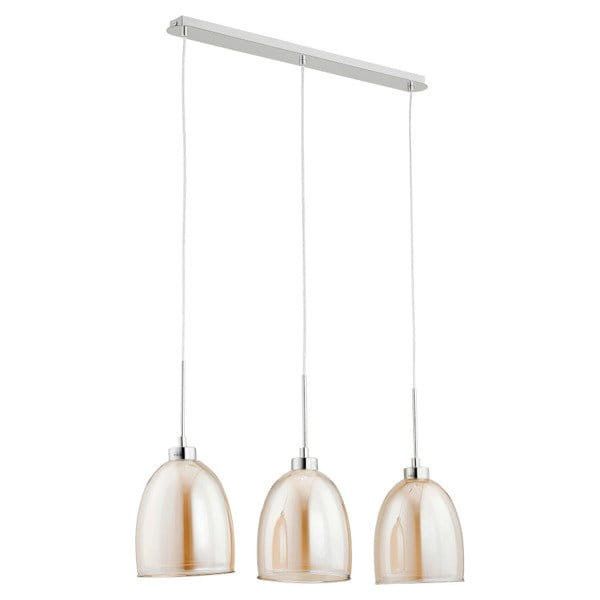 Lampa sufitowa wisząca Alfa Ronda 1390 chromowana-herbaciany nad stół 3xE27 x 60W 1 szt.