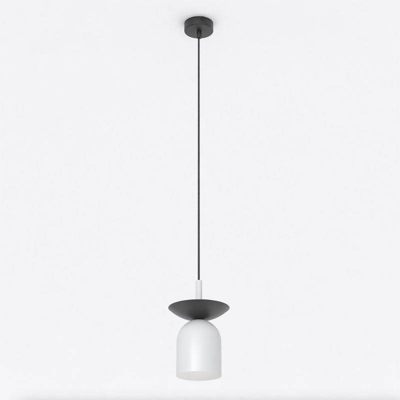 Lampa wisząca Emibig EGO szaro-czarna 1xE14x15W IP20 wym:120x11x11cm - 1 szt.