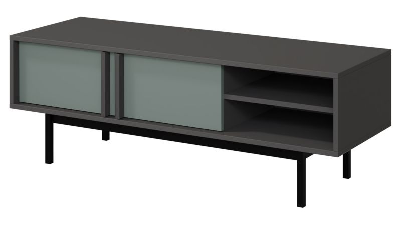 Szafka RTV MIRJAN 24 Alsy 10 antracyt + aloes 1 szt.