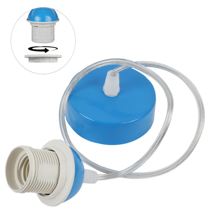 Linka zawiesie do lampy Light Home LH 1x E27 niebieski/biały 1szt.