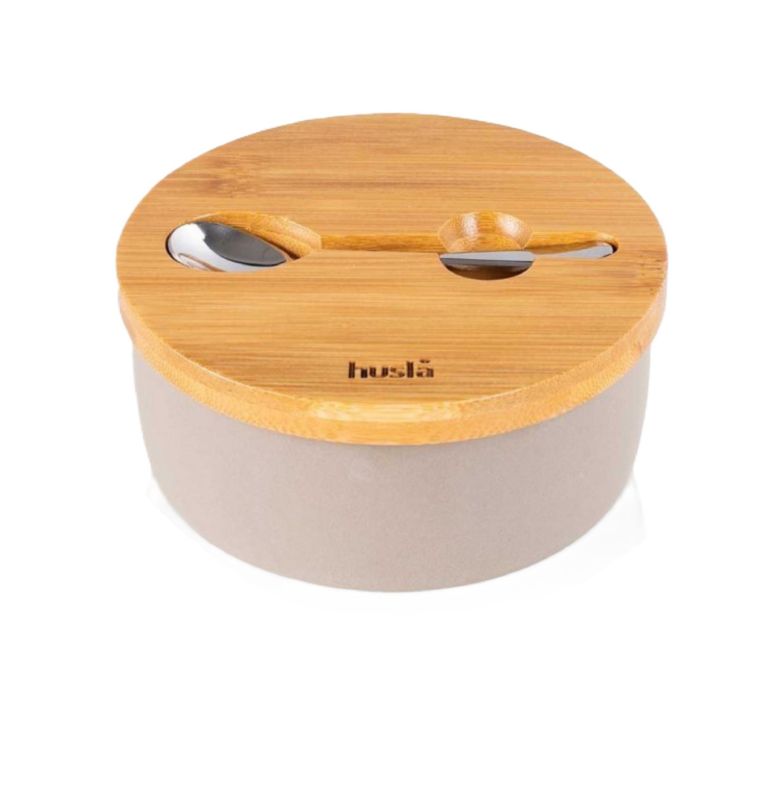 Cukiernica Husla ceramiczna z łyżeczką Hygge 1szt