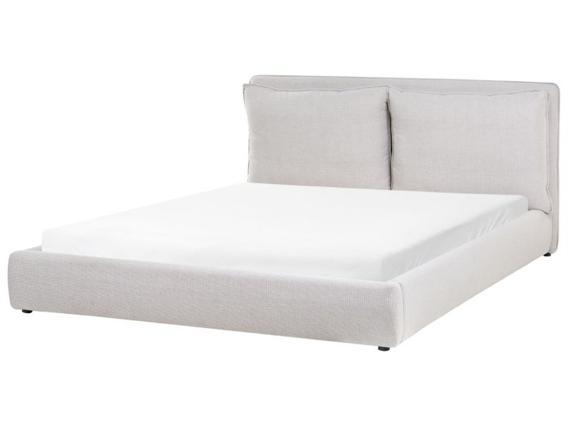 Łóżko Bajonna 180 x 200 cm Jasnoszary 1 szt.