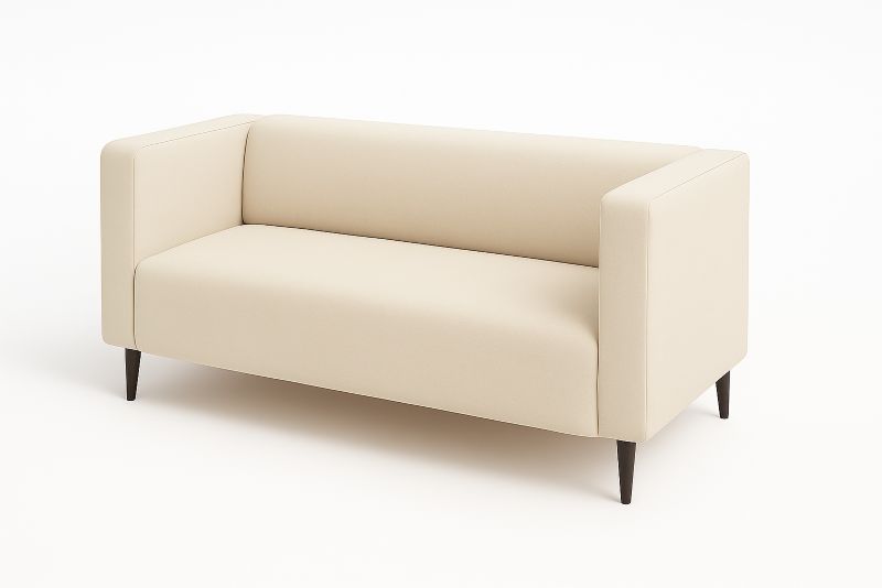 Nowoczesna wygodna SOFELLO sofa dwuosobowa tapicerowana CALMO welur manila02 1szt.