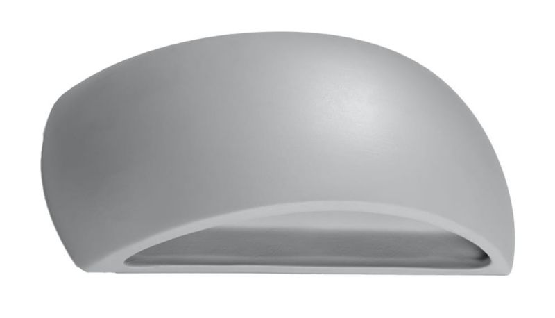 Kinkiet ścienny Sollux Lighting Pontius szaro-przezroczysty 1 x G9 x 40W IP20 wym: 13,5 x 32 x 9 cm - 1 szt.