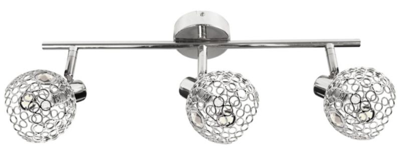 Lampa sufitowa Candellux Aron chromowana wym: 17 x 55 x 10 cm 3xG9 x 40W metal 1 szt.