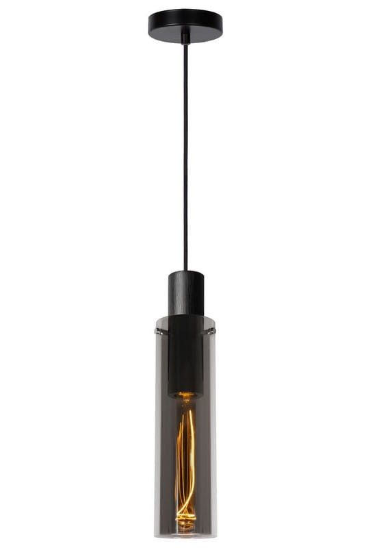 Lampa sufitowa wisząca Lucide Orlando 0724 czarna szerokość 10 cm 1xE27 x 40W 1 szt.