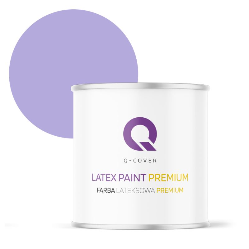 Farba Lateksowa Premium Plamoodporna do Ścian i Sufitów Q-Cover Wrzosowy H2743 Głęboki Mat 2L