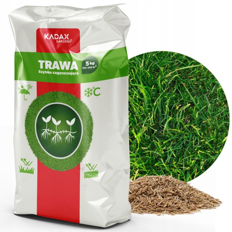 Trawa KADAX Uniwersalna szybko Zagęszczająca 5kg 200m2 1szt.