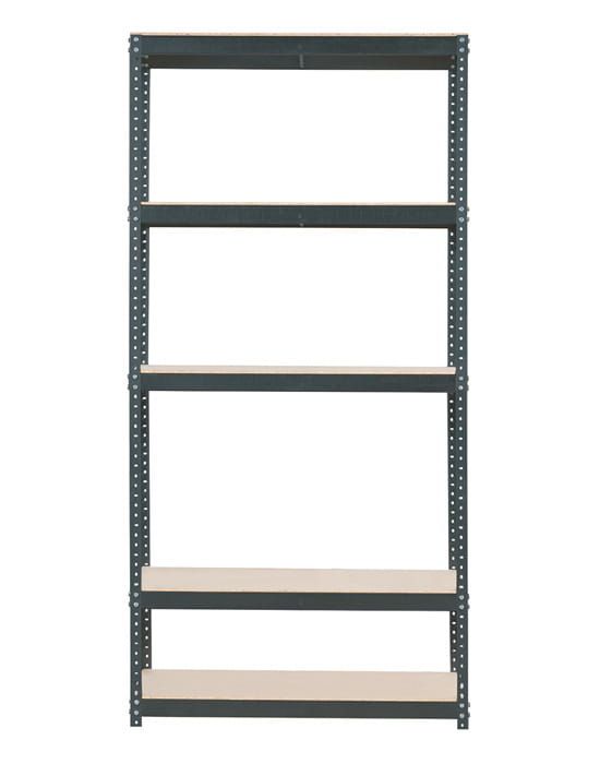 Regał metalowy skręcany STABIL Metalkas 180x90x45 200kg grafit HDF 1 szt.