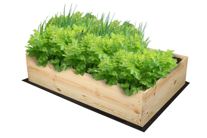 Donica na warzywa MODO24 grządka impregnowana przeźroczysta 27x120x100 cm 1 szt.