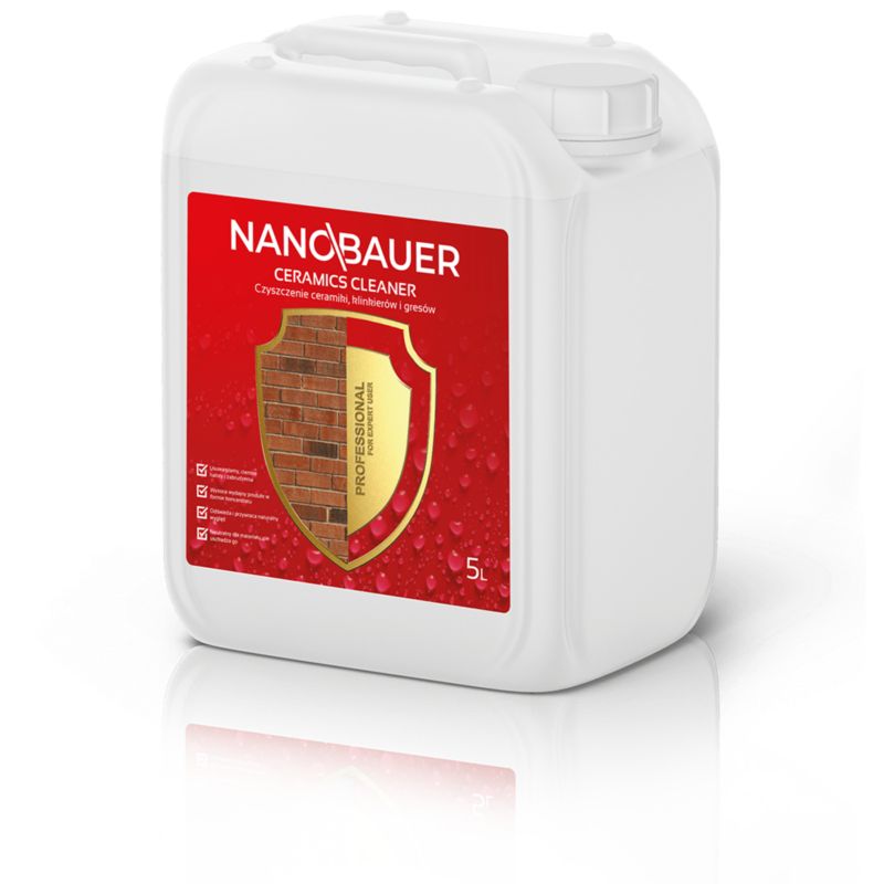 Koncentrat Nanobauer 5L do mycia ceramiki, elewacji klinkierowych i dachów 1szt