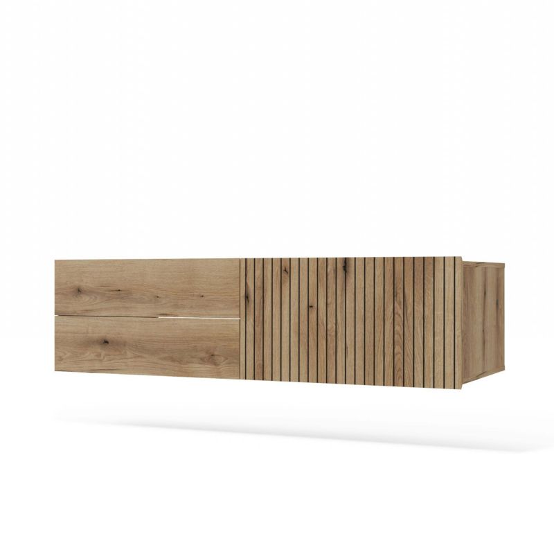 Szafka łazienkowa Topeshop Tigo 1D2S Evoke 53x140x37.5 cm 1 szt