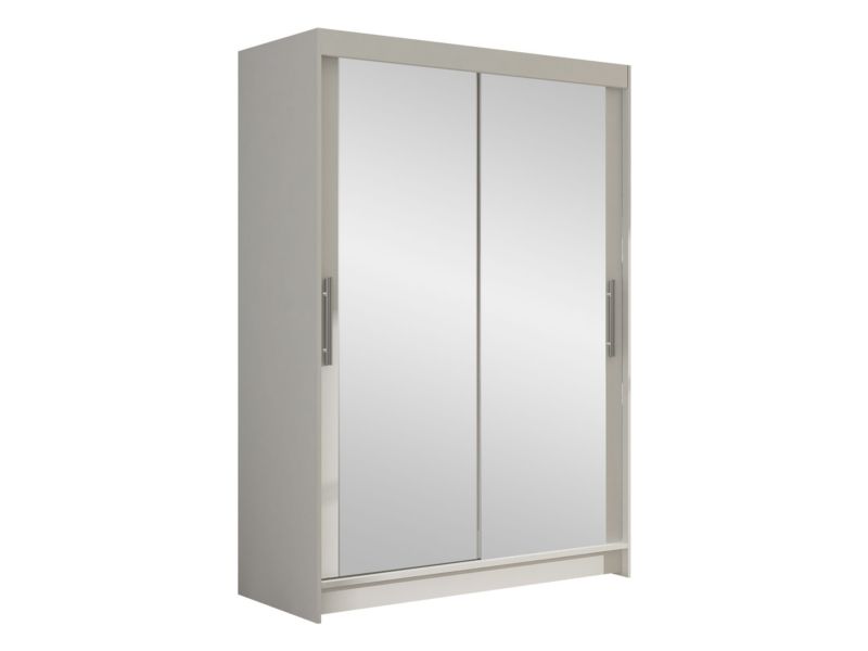 Szafa MIRJAN 24 z drzwiami przesuwnymi Miami VII biały/lustro 1 szt.