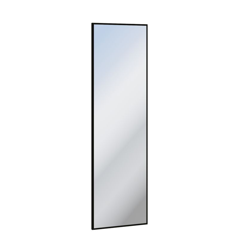Lustro prostokątne Bettso Quant wąskie w czarnej ramce do przedpokoju 1szt.