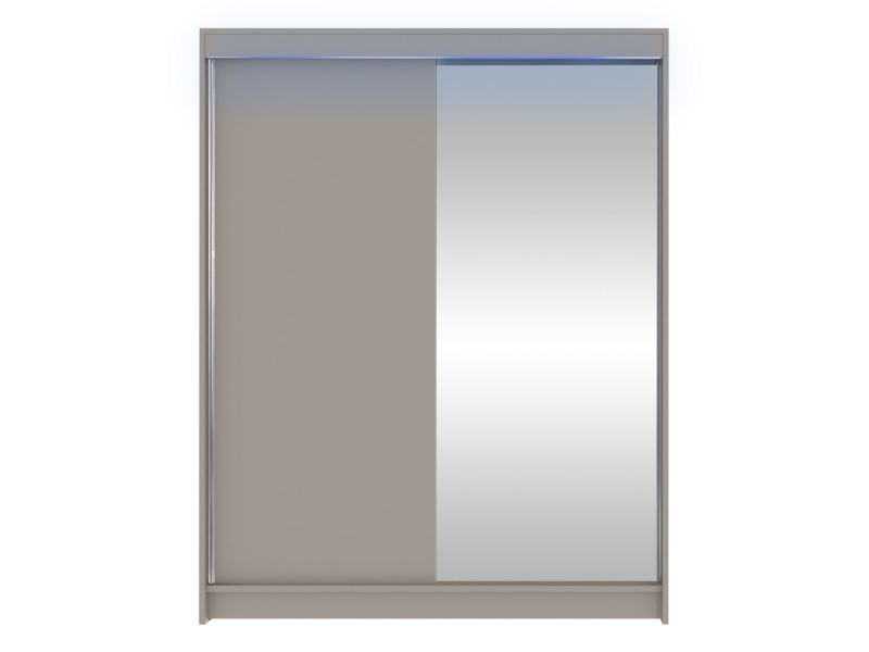 Szafa MIRJAN 24 z drzwiami przesuwnymi Camino I z oświetleniem RGB kaszmir 1 szt.