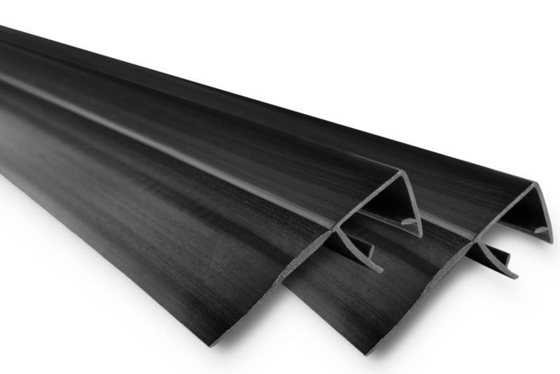 Uszczelka piórkowa Armazi do szyby 7-8 mm 90 czarna2 szt.