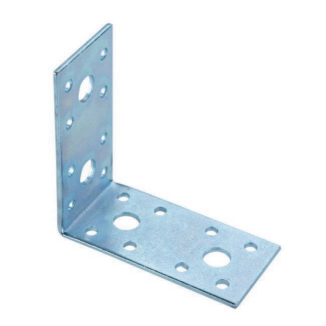 Kątownik krzesełkowy 17 x 20 x 20 mm ocynk biały