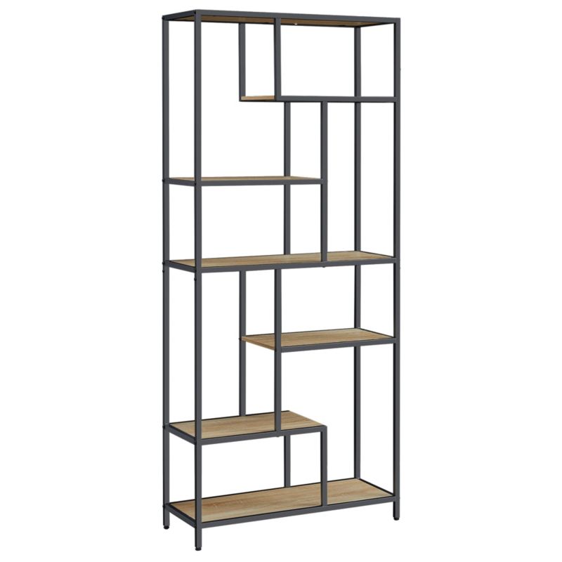 Regał na książki Songmics 80x180cm dąb sonoma do salonu biura sypialni 1 szt.