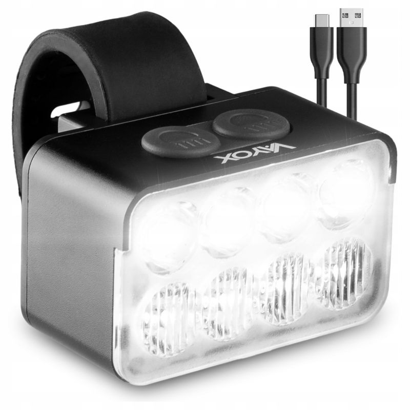 Lampka rowerowa przednia Vayox VA0151 USB-C 900lm 1 szt.